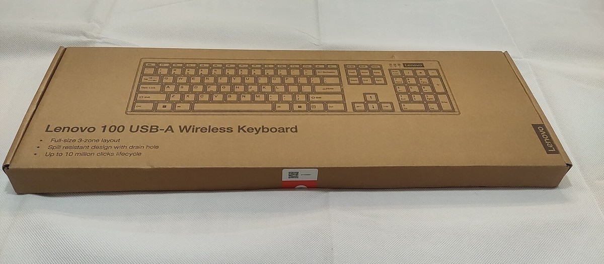 Lenovo Wireless Keyboard Brown Box
