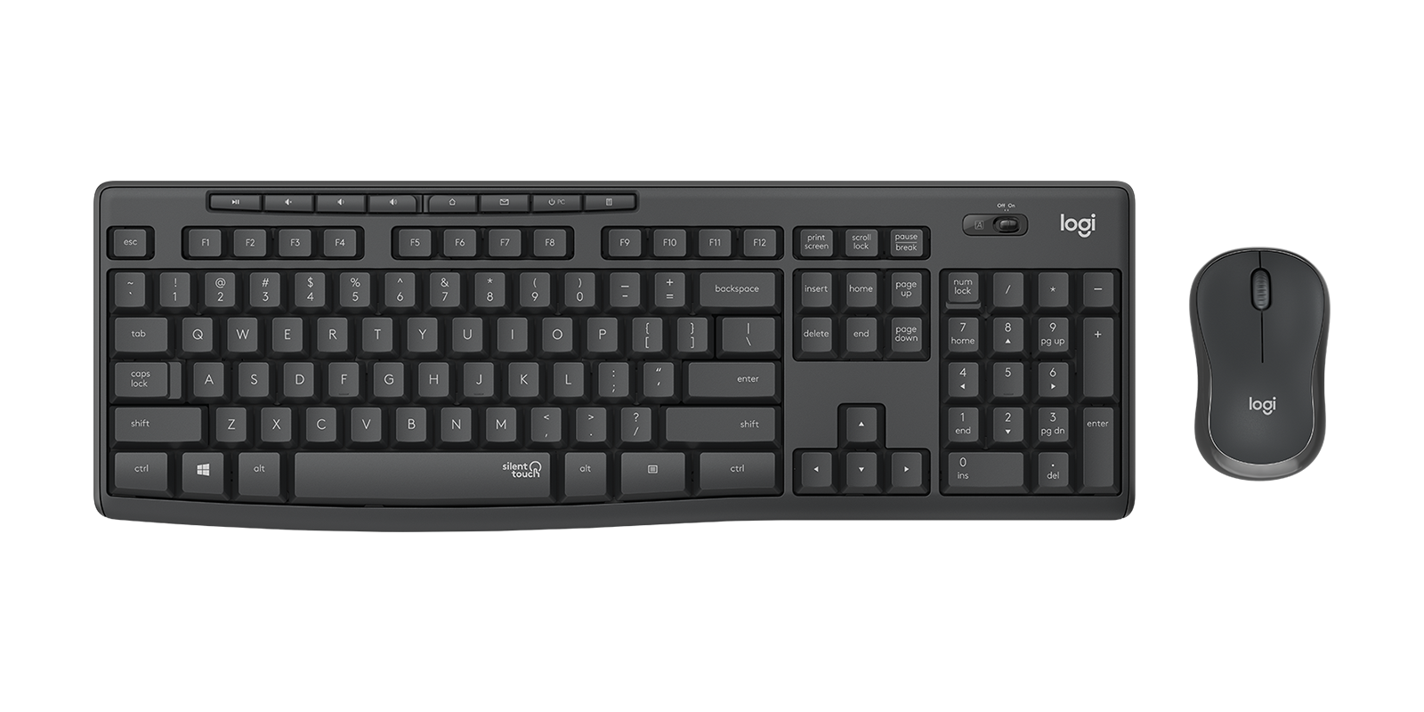 Logitech Wireless Keyboard and Mouse Combo MK295 920-009801