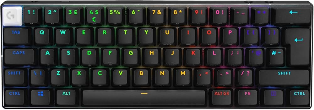 Logitech G Pro X 60 Lightspeed Wireless Gaming Keyboard Magenta Tactile (#935)