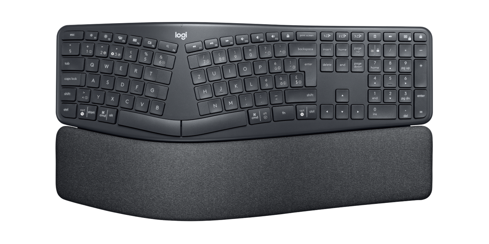 لوجيتك K860 Ergo كيبورد بلوتوث Graphite