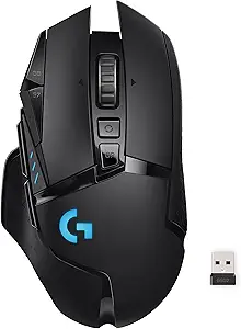 Logitech G502 Lightspeed Wireless Gaming Mouse Black