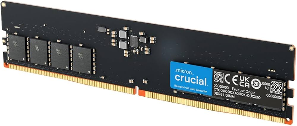 Crucial RAM 32GB (2×16GB) DDR5 Desktop 5600