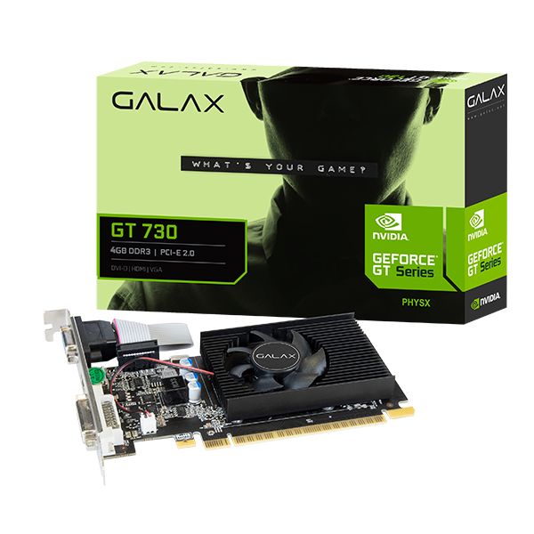 Galax PCI Express Graphics Card GT730 4GB DDR3 128Bit