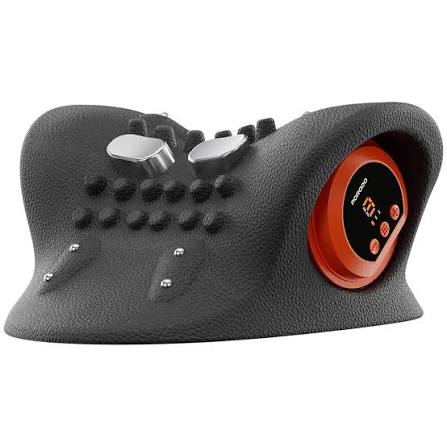 Porodo Lifestyle Tri-Mode Heated Cervical Pillow Massager Wave, Heat & Vibration