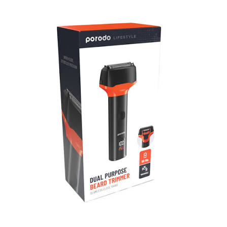 Porodo Lifestyle Dual-Purpose Beard Trimmer Seamless Close Shave