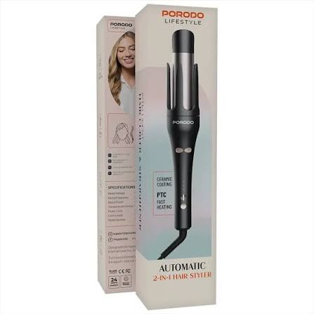 Porodo Lifestyle Automatic 2-in-1 Hair Styler