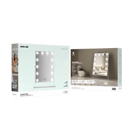 Green Lion Glam Shine Makeup Mirror 12 LED Lights
